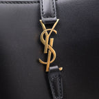 Saint Laurent Paris Minibucketbag Leather Gold 2-Way Shoulder Bag Black — view 6