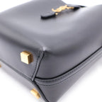 Saint Laurent Paris Minibucketbag Leather Gold 2-Way Shoulder Bag Black — view 5