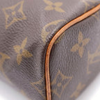 Louis Vuitton Minispeedy Monogram Handbag Brown — view 5