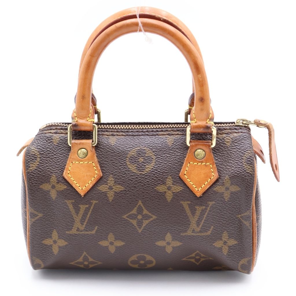Louis Vuitton Minispeedy Monogram Handbag Brown — view 2