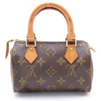 Louis Vuitton Minispeedy Monogram Handbag Brown