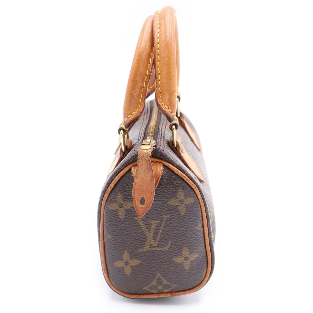 Louis Vuitton Minispeedy Monogram Handbag Brown — view 3