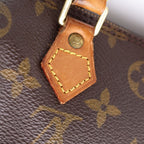 Louis Vuitton Minispeedy Monogram Handbag Brown — view 7