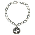 Gucci Interlocking Bracelet Chain Silver