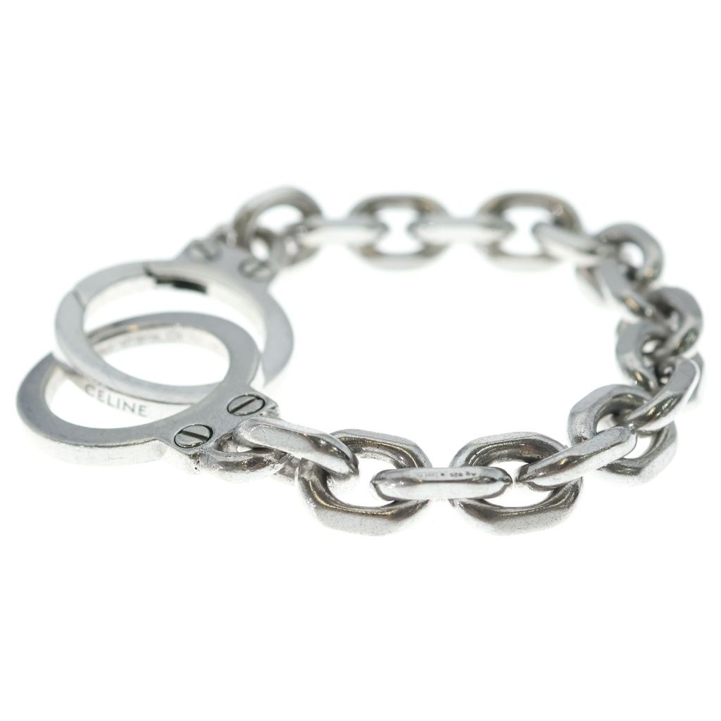 Celine Handcuff Motif Bracelet Handcuffmochi Silver — view 4