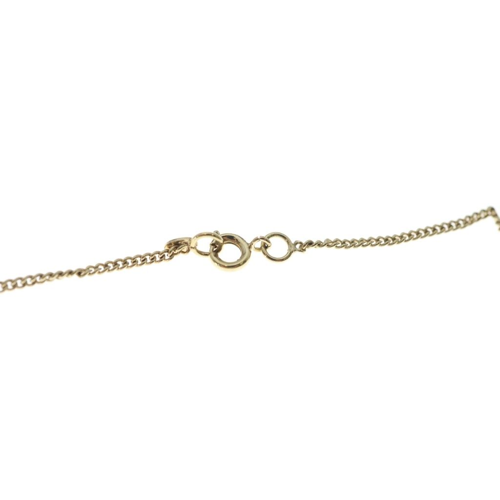 Chanel Mademoiselle CC Logo Necklace Gold — view 4