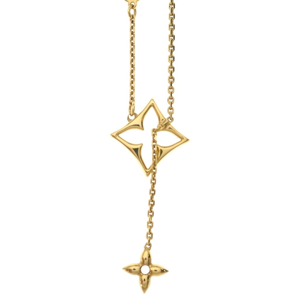 Louis Vuitton LV Flower Grams Pendant Gold — view 6