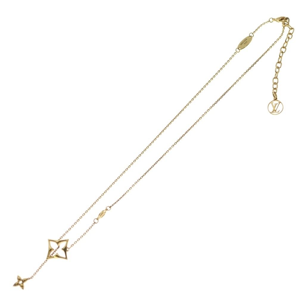 Louis Vuitton LV Flower Grams Pendant Gold — view 2
