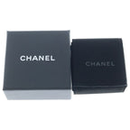 Chanel CC Logo Earrings Rhinestone Fakepearl White Gold — view 6