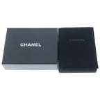 Chanel CC Logo Earrings Ribbon Droppearl Rhinestone Silver — view 6