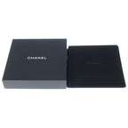 Chanel CC Logo Necklace Pearl Rhinestone Ribbon Silver — view 6