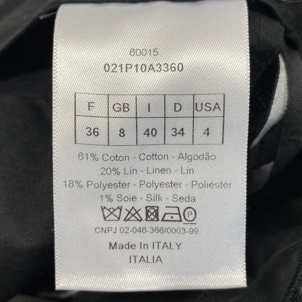 Dior Shorts Cotton Linen 40 Black — view 6