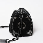 Louis Vuitton Keepall Bandouliere 25 Boston Bag Monogram Eclipse Tuffetage — view 4
