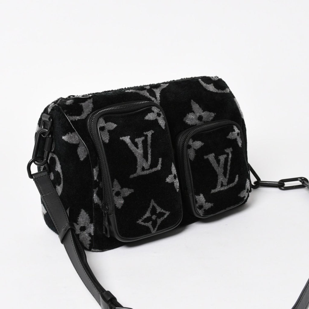 Louis Vuitton Keepall Bandouliere 25 Boston Bag Monogram Eclipse Tuffetage — view 3