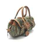 Dior Trotter Romantic Ribbon Leather Hand Bag Khaki — view 2