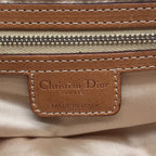 Dior Trotter Romantic Ribbon Leather Hand Bag Khaki — view 9