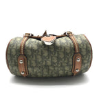Dior Trotter Romantic Ribbon Leather Hand Bag Khaki — view 4