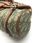 Dior Trotter Romantic Ribbon Leather Hand Bag Khaki — view 5