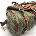 Dior Trotter Romantic Ribbon Leather Hand Bag Khaki — view 6