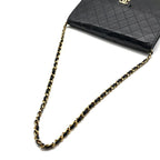 Chanel Shoulder Bag Chain Gold Vintage Quilted Black — view 7