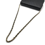 Chanel CC Logo Quilted Leather Push Lock Chain Shoulder Bag Black — view 7