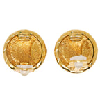 Chanel CC Logo Vintage Gold Plated Earrings — view 4