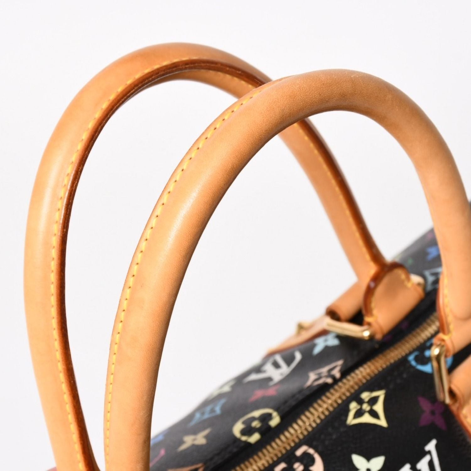 Louis Vuitton Takashi Murakami Monogram Multicolor Keepall 45 Boston Bag Noir — view 6