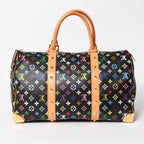 Louis Vuitton Takashi Murakami Monogram Multicolor Keepall 45 Boston Bag Noir — view 2