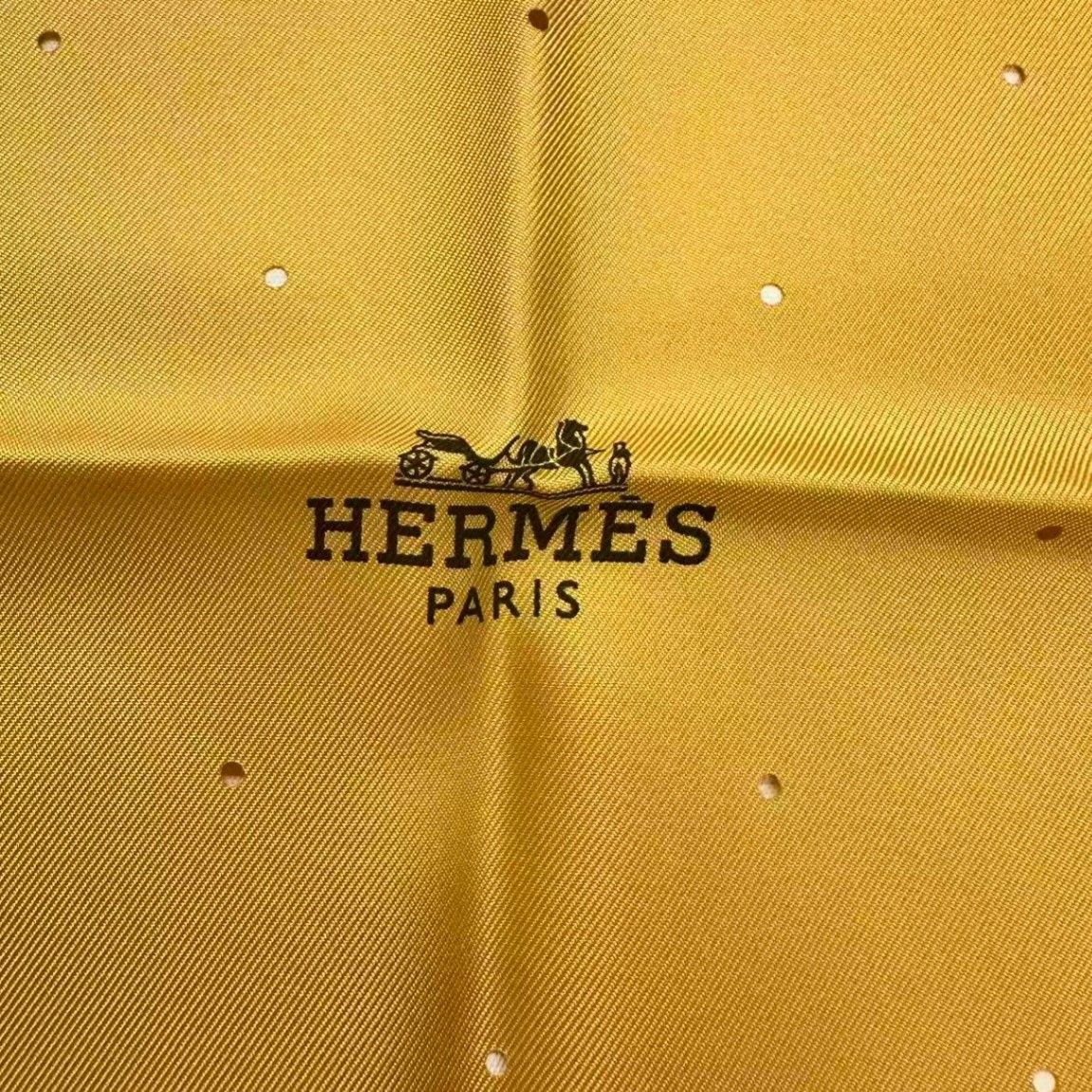 Hermes Carre 90 100% Silk Hole Scarf — view 6
