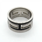 Hermes Ring Moubouche 925 Sterling Silver Black — view 3
