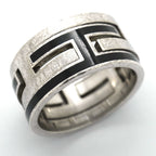 Hermes Ring Moubouche 925 Sterling Silver Black — view 8
