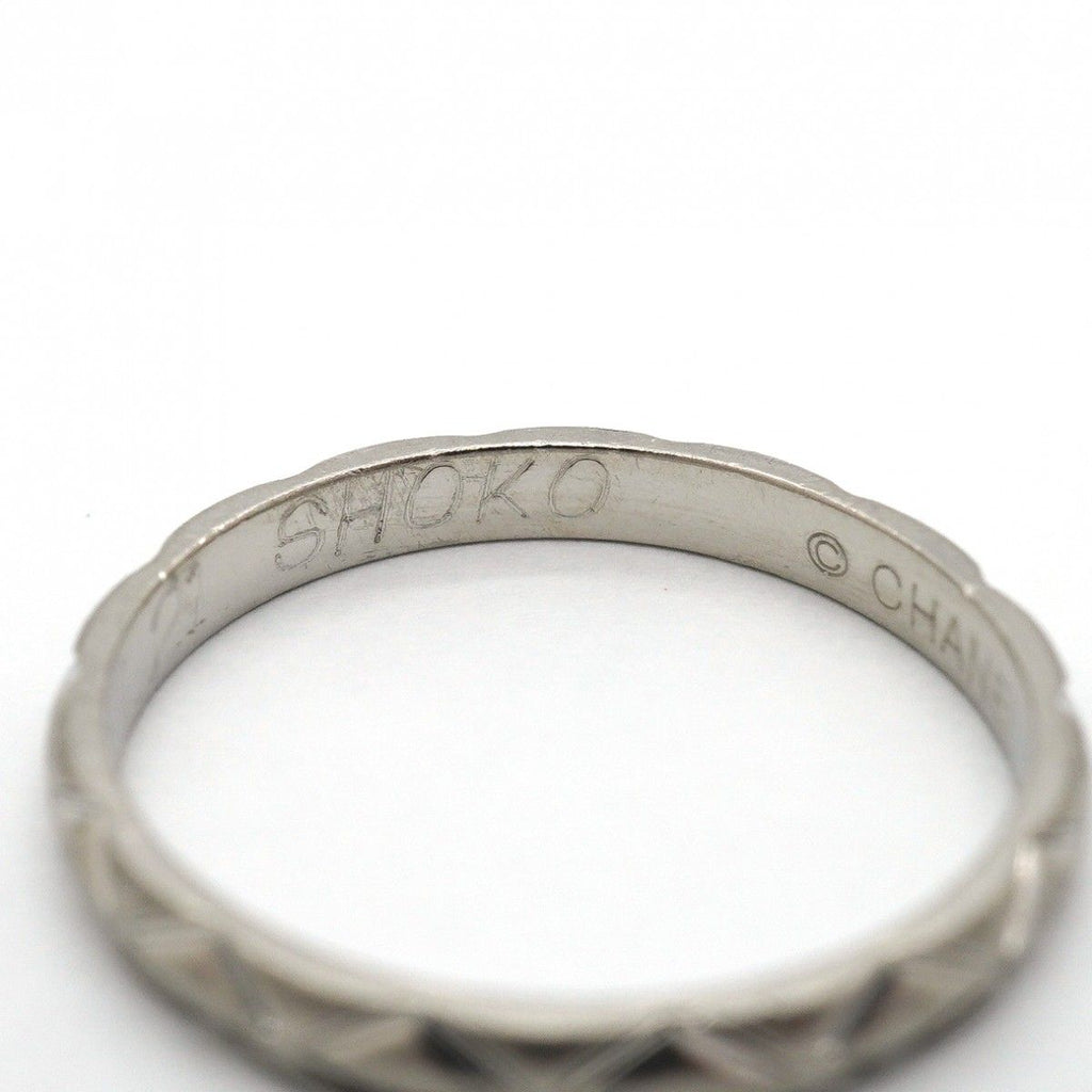 Chanel Ring Quilted Platinum — view 7