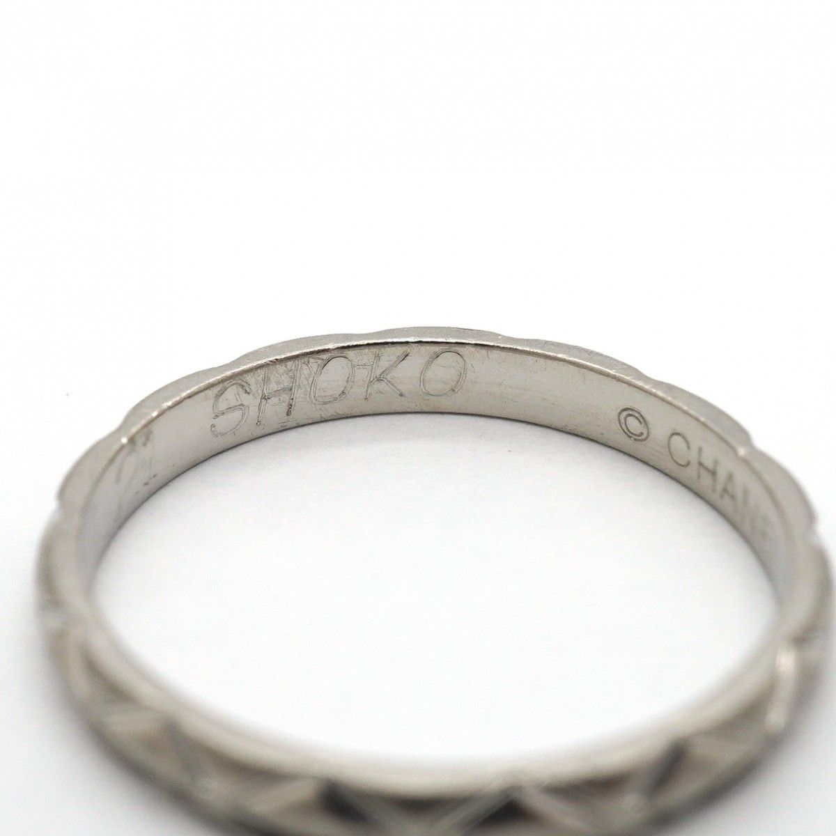 Chanel Ring Quilted Platinum — view 7