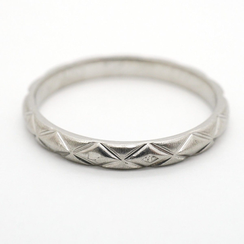 Chanel Ring Quilted Platinum — view 8