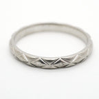 Chanel Ring Quilted Platinum — view 8