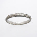 Chanel Ring Quilted Platinum — view 2