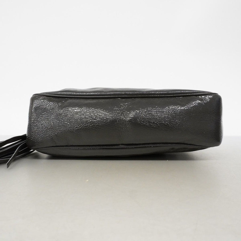 Gucci Shoulder Bag Soho Enamel Navy Champagne Gold — view 3