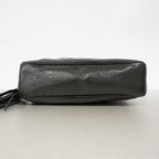 Gucci Shoulder Bag Soho Enamel Navy Champagne Gold — view 3