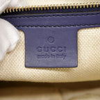 Gucci Shoulder Bag Soho Enamel Navy Champagne Gold — view 5