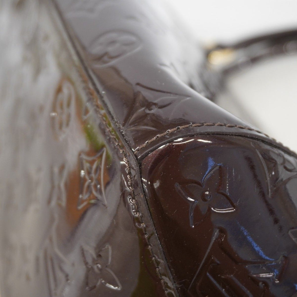 Louis Vuitton Shoulder Bag Vernis Sha Wood PM Amarante — view 7