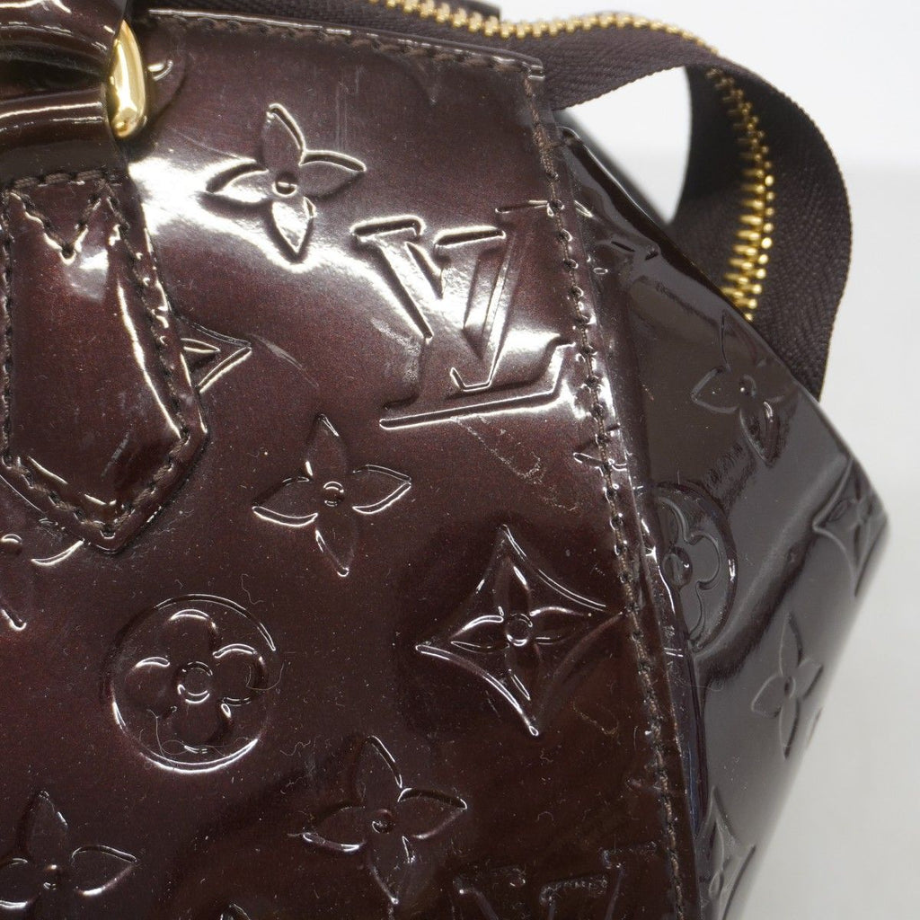 Louis Vuitton Shoulder Bag Vernis Sha Wood PM Amarante — view 6