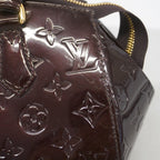 Louis Vuitton Shoulder Bag Vernis Sha Wood PM Amarante — view 6