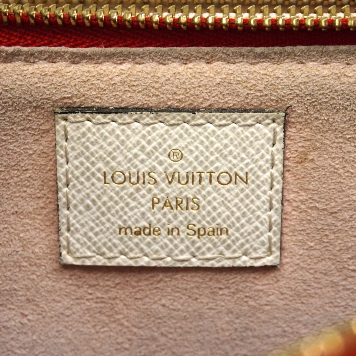 Louis Vuitton Shoulder Bag Monogram Giant Pochette Double Zip Red Pink — view 5