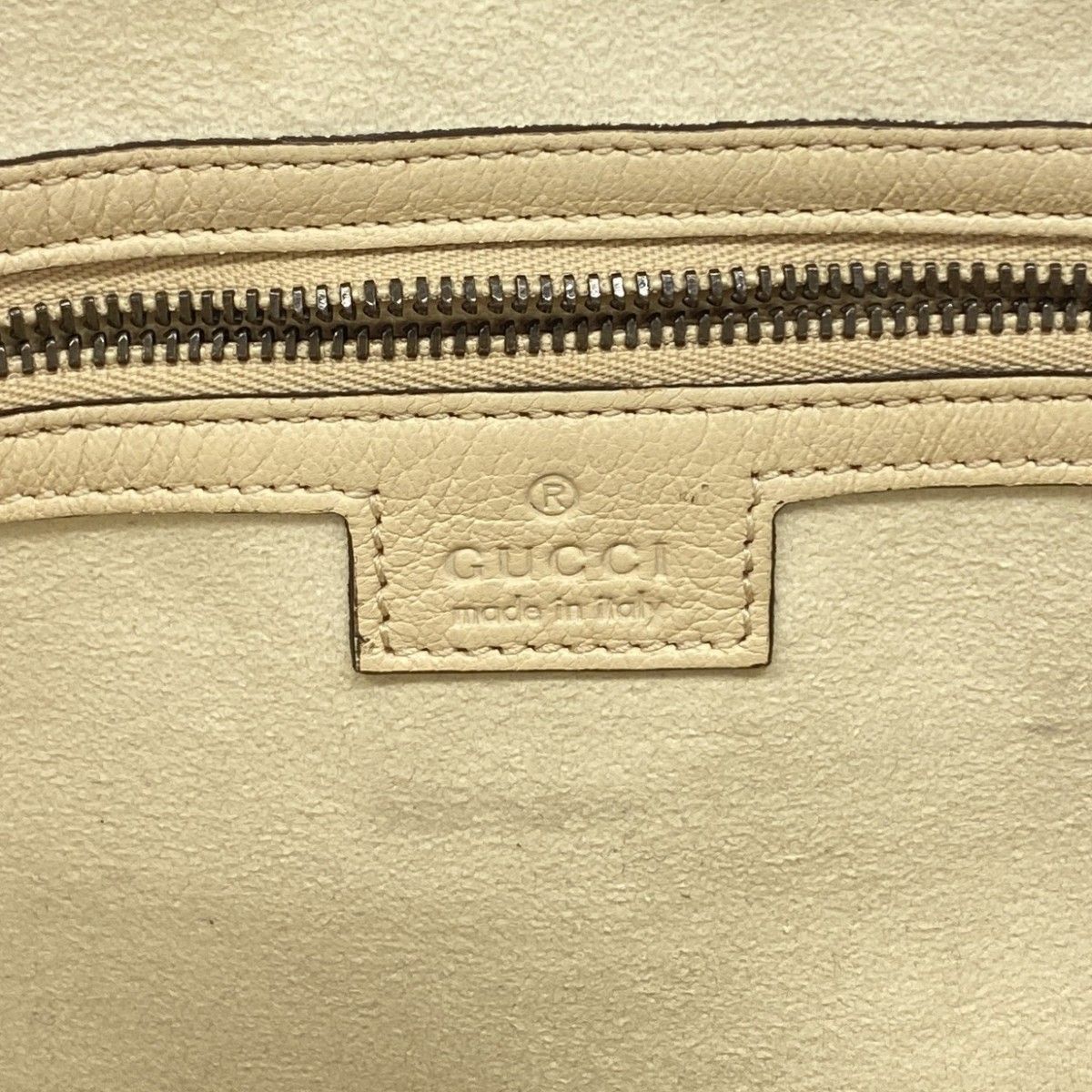 Gucci Shoulder Bag Aphrodite Leather Beige Gold — view 5
