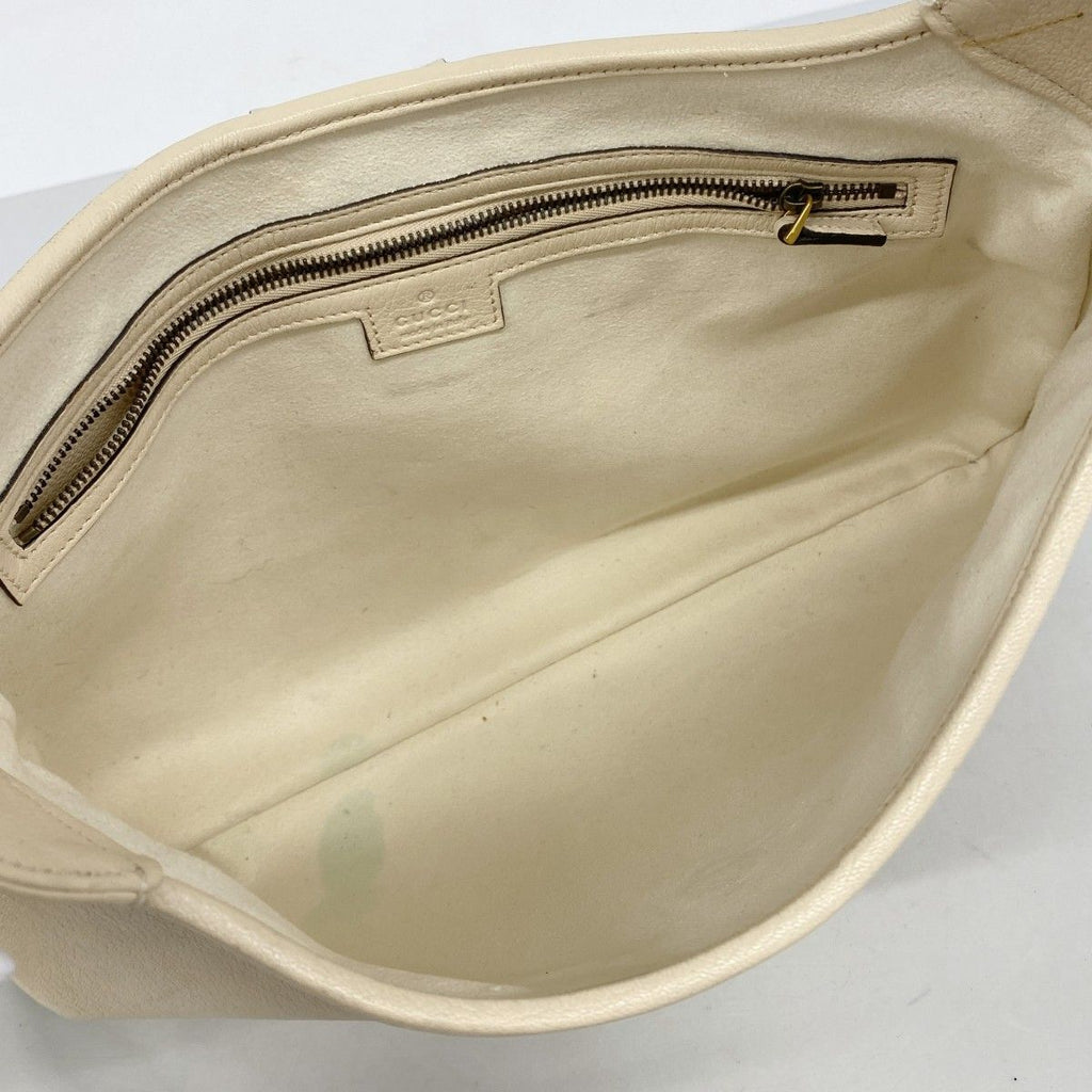 Gucci Shoulder Bag Aphrodite Leather Beige Gold — view 4