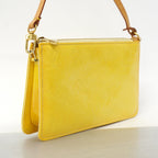 Louis Vuitton Pouch Vernis Lexington Lime Yellow — view 2