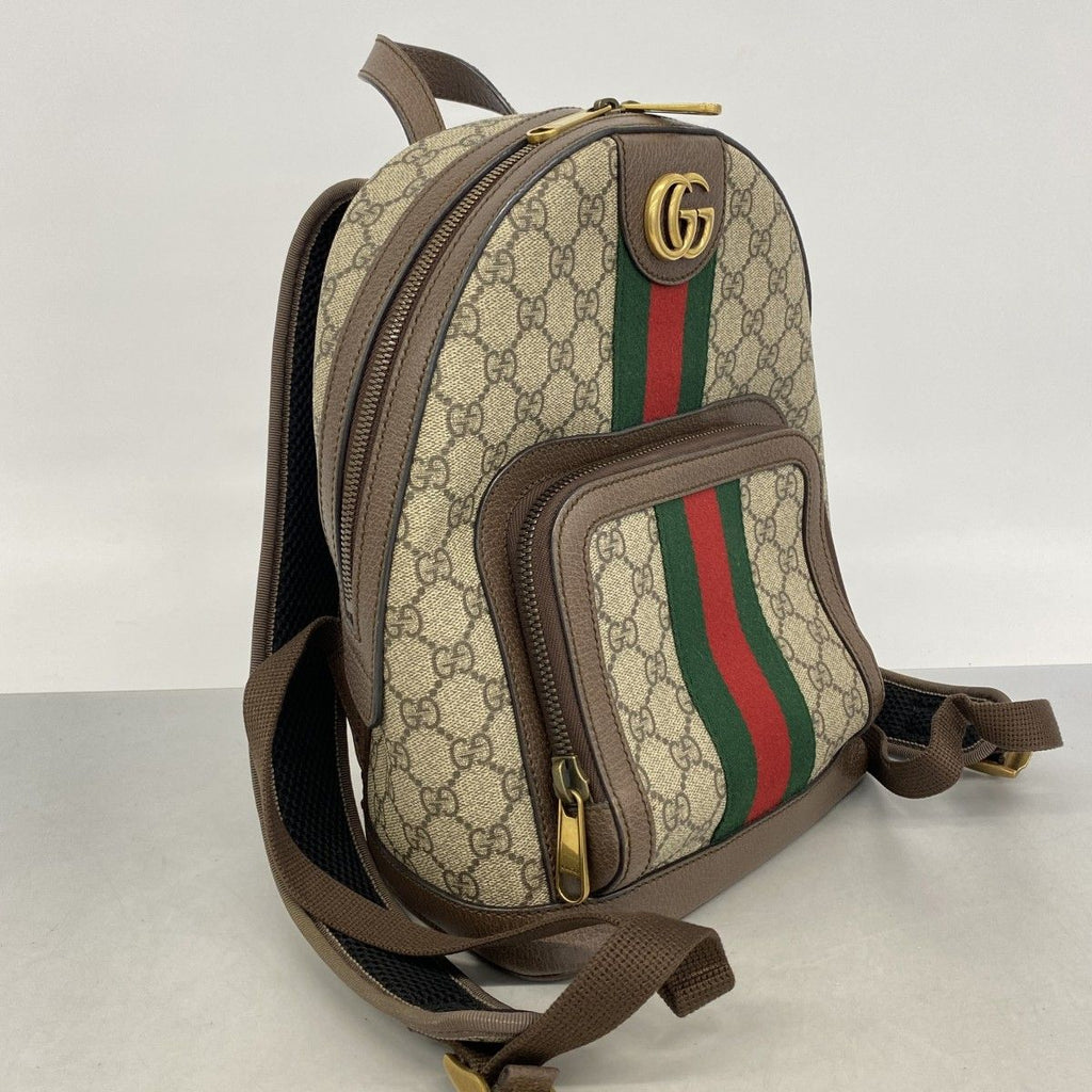 Gucci Backpack Ophidia Brown Gold — view 2