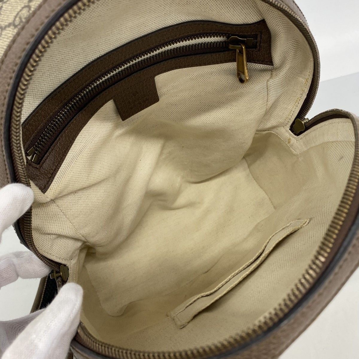 Gucci Backpack Ophidia Brown Gold — view 4