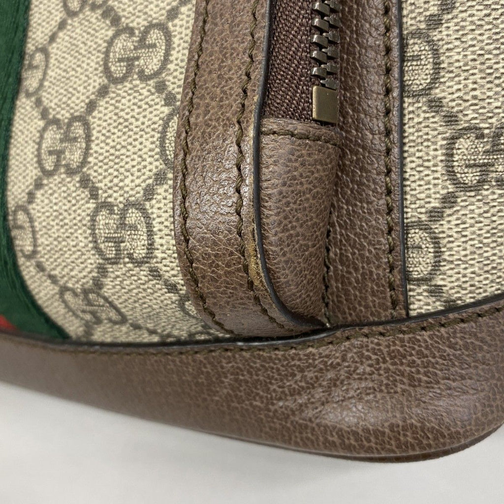 Gucci Backpack Ophidia Brown Gold — view 6