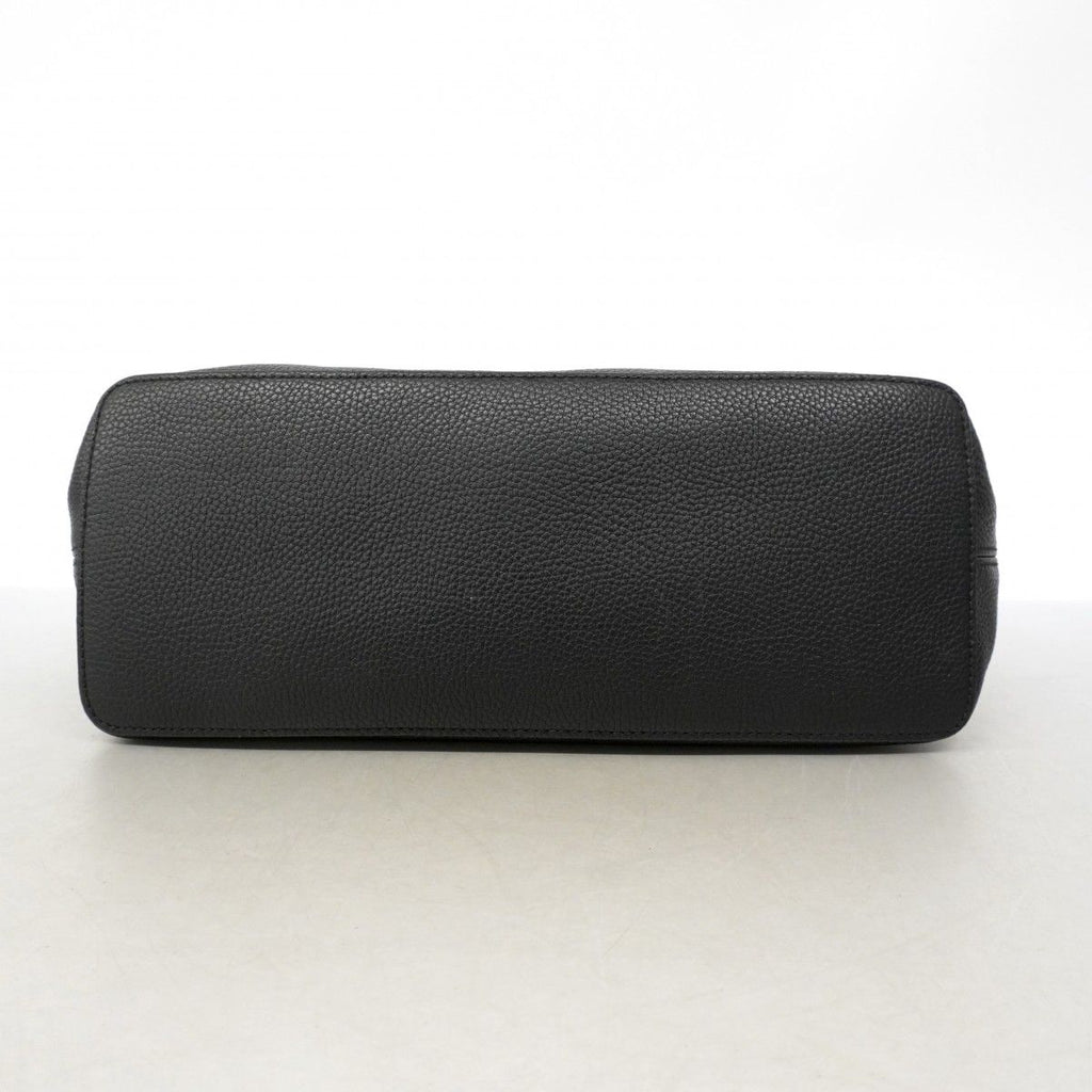 Gucci Shoulder Bag Soho Leather Black Champagne Gold — view 3